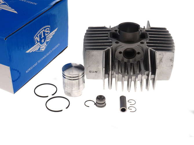 Cilinder 50cc Puch Monza X50 alu stalen bus inlaat prop NTS product